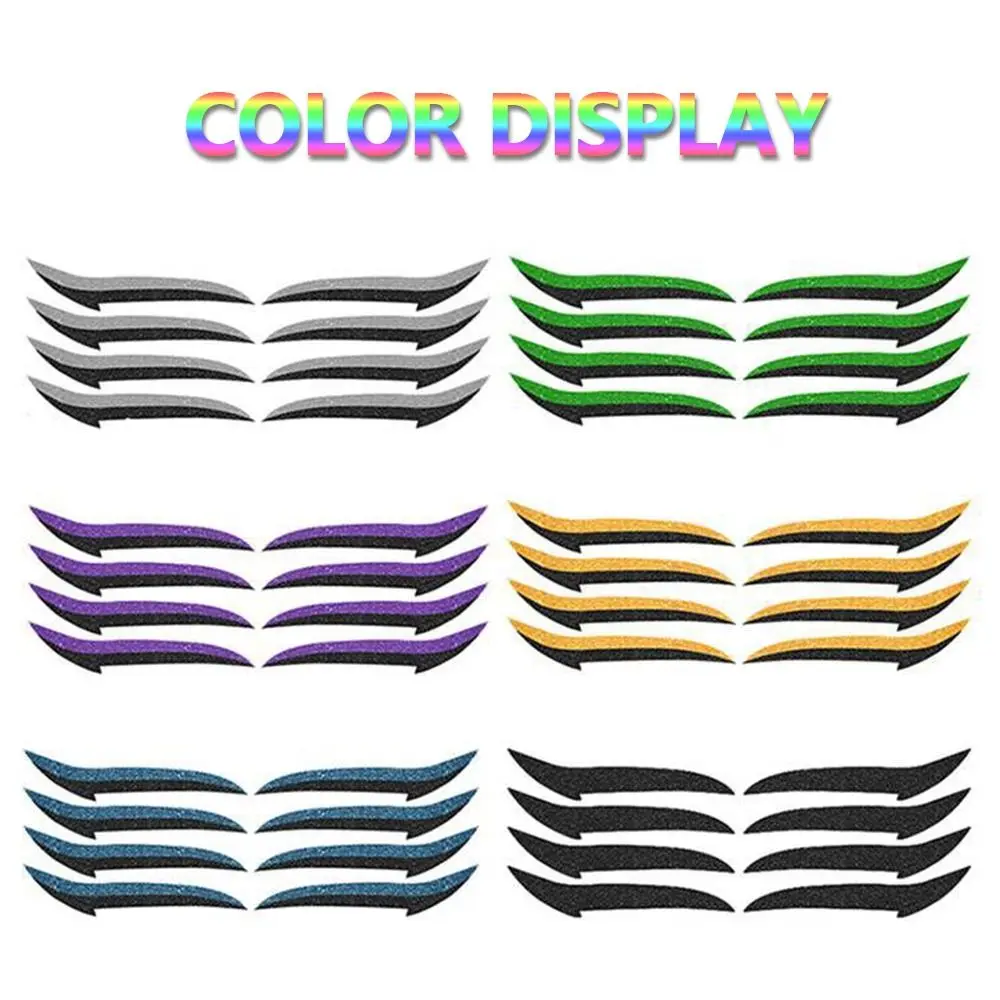 Self-adhesive Black Stripe Cosmetic Double Eyelid Decals Glitter Eyeliner Sticker Double Eyelid Line Stickers Eye Makeup Tool