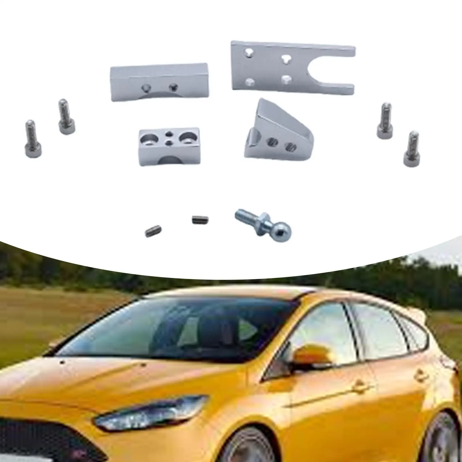 Kit de palanca de cambios de carrera de cambio rápido, reemplazo directo, resistente, fácil de instalar, accesorio Compatible de Metal para Ford Focus ST225 Focus RS