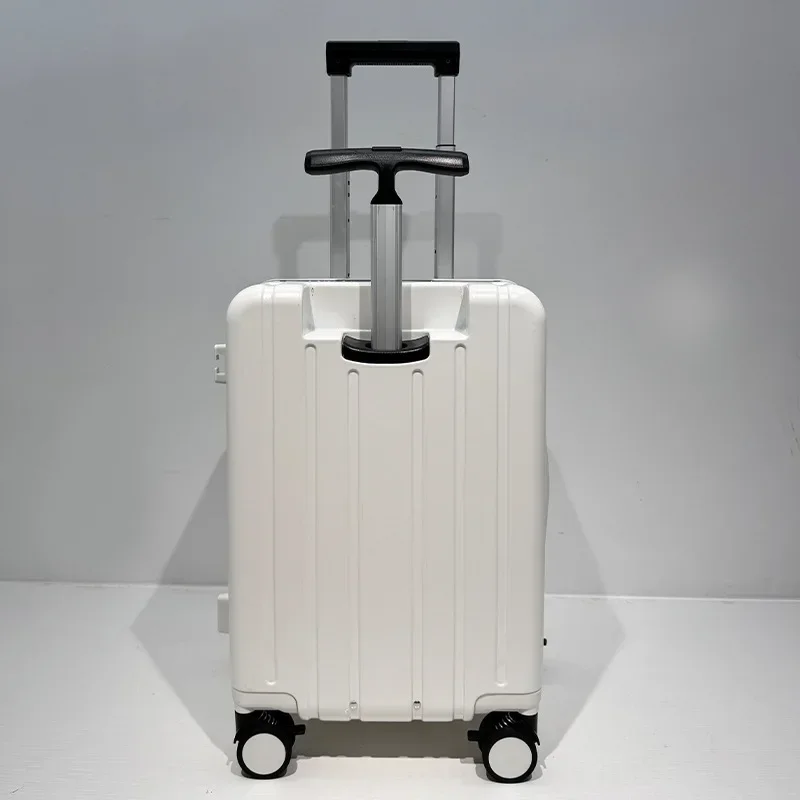 New Cross-border Baoma Suitcase Aluminum Frame Pc Can Carry Children, Free Hands Trolley Case Can Board A Large Number of Spot