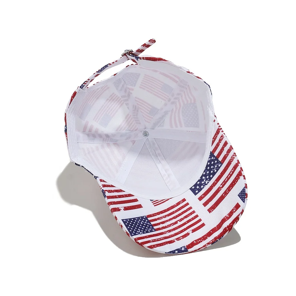 4th of July Hats Patriotic Cap Set of 2 Red White Blue Baseball Cap for Men Women Independence Day Outdoor Beach Daily Wear