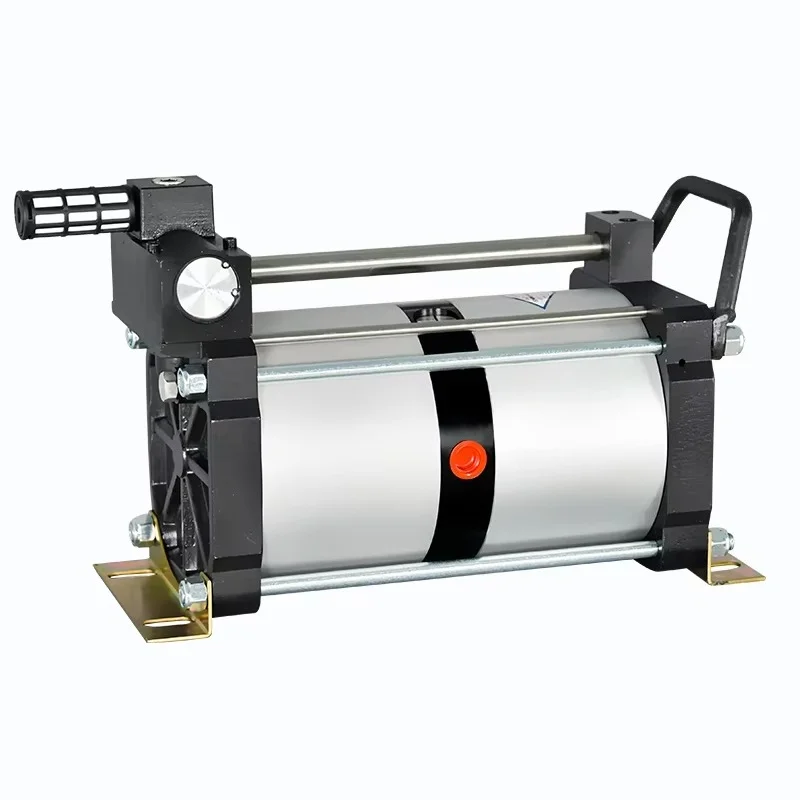 Compressed air driven booster pump