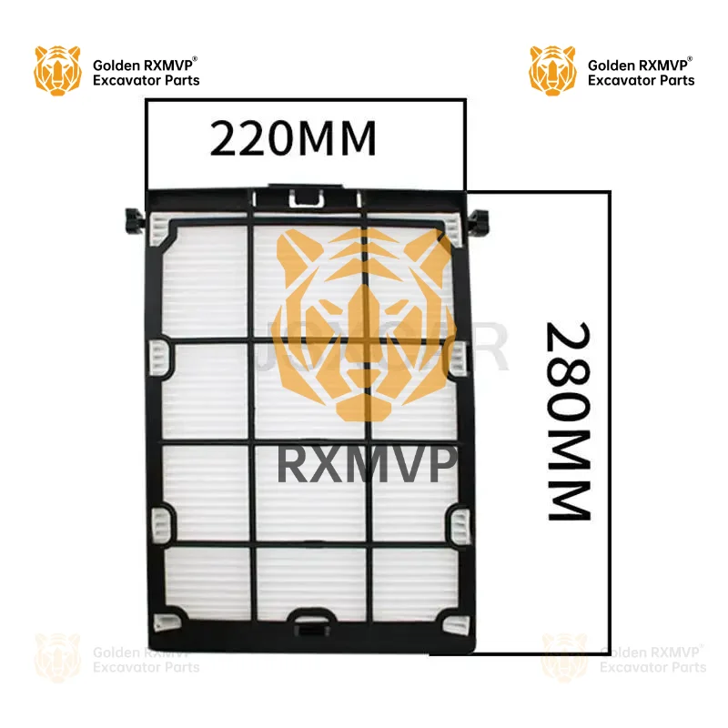 For DOOSAN DH DX55 60 75 150 215 220 260-5-7-9-9C air conditioning filter high quality excavator accessories