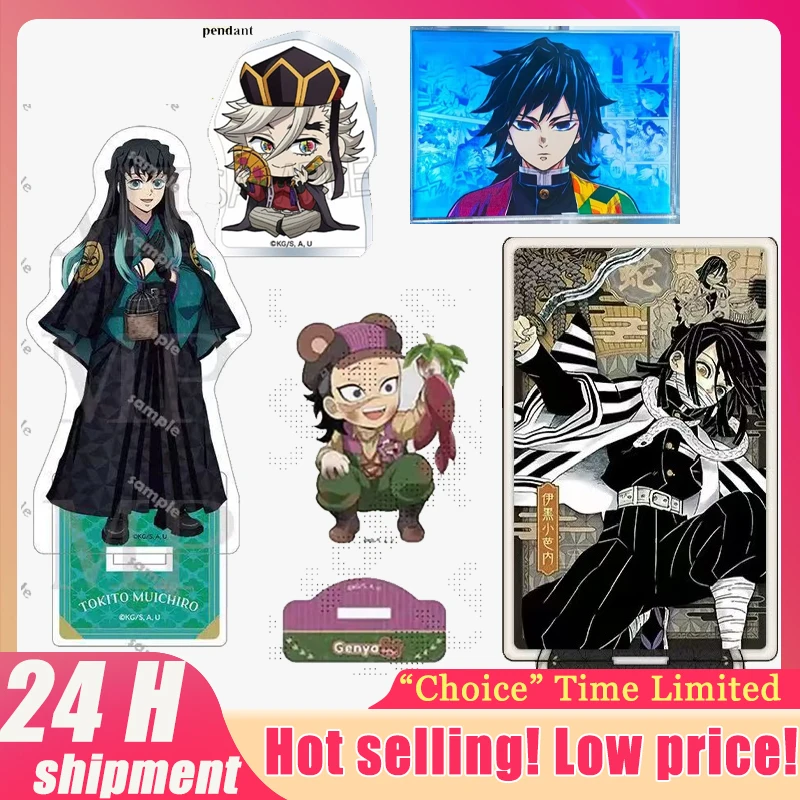 

Muichiro Figure Acg Decoration Anime Peripherals Mitsuri Cute Acrylic Stand Doma Acrylic Pendant Nezuko Statue Obanai Toys Gifts