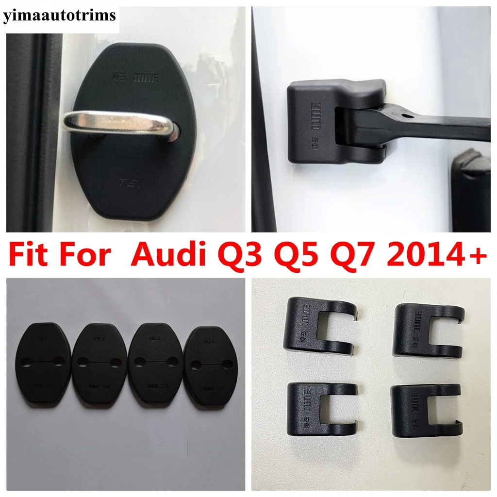 

Car Door Lock Limit Stop Stopper Rust Waterproof Protector Cover For Audi Q3 Q5 Q7 2014 - 2024 Plastic Accessories Interior Kit