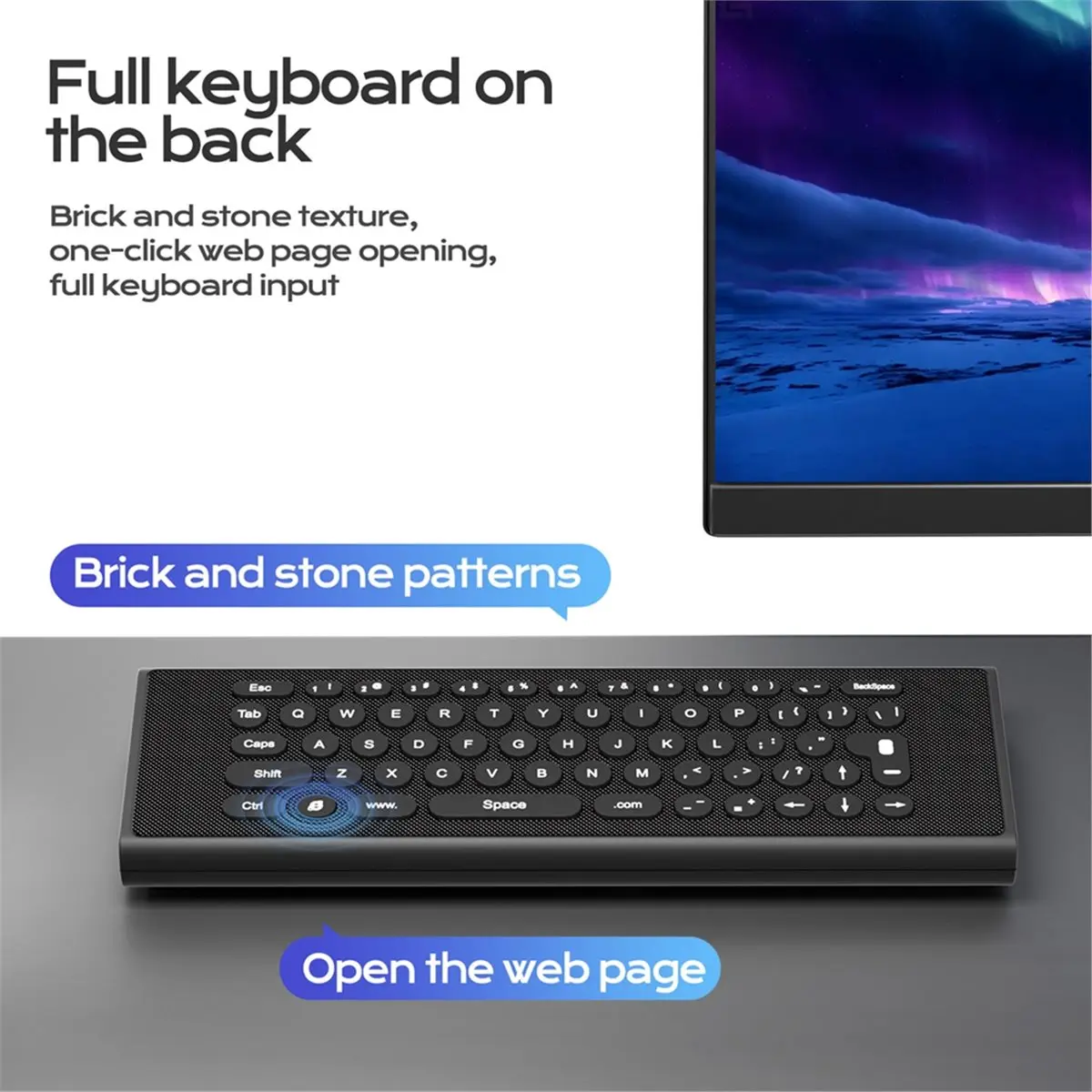 G71S PRO Smart Voice Remote Control Bluetooth 5.0 Backlit Keyboard Air Mouse Replacement Remote for All TV