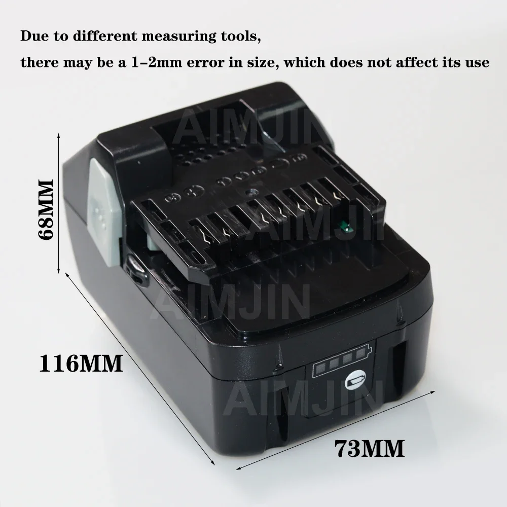 For Hitachi Tool Battery 6000mAh 18V Lithium Replacement Battery for Hitachi Power Tools BSL1830 BSL1840 DSL18DSAL BSL1815X