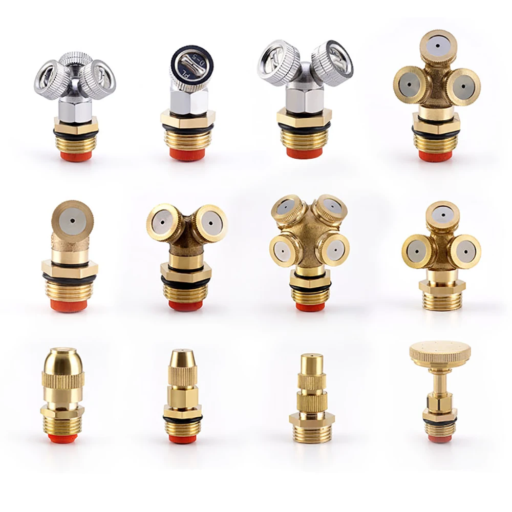 Wholesale Atomizing Sprinkler Head Sprayer High Pressure Copper Nozzle Pack of 10