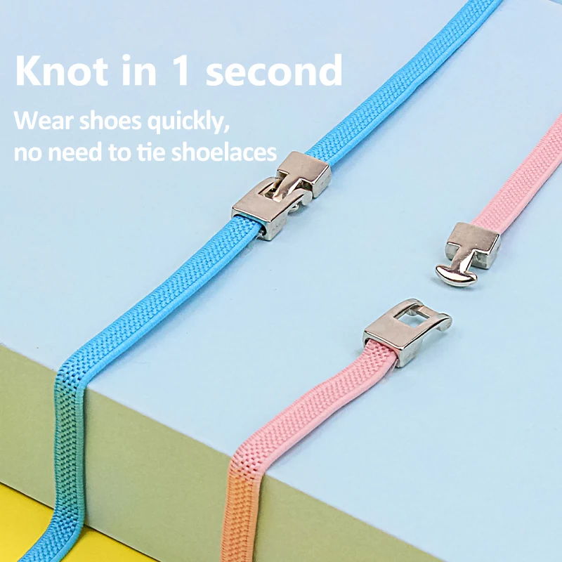 2022 Fashion New Metal Shoelace Magnetic Buckle Shoes Accessories Sneaker Kits Metal Laces Buckle 4 Style Shoe Decorations