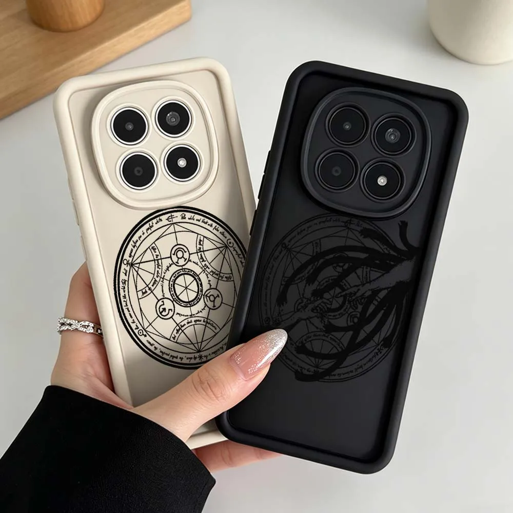 Fullmetal Alchemist Fashion Phone Case For Xiaomi Redmi Note 15 14 13 12 11 10 14S 11S Pro Plus 5G Eye Ladder Silicone Cover