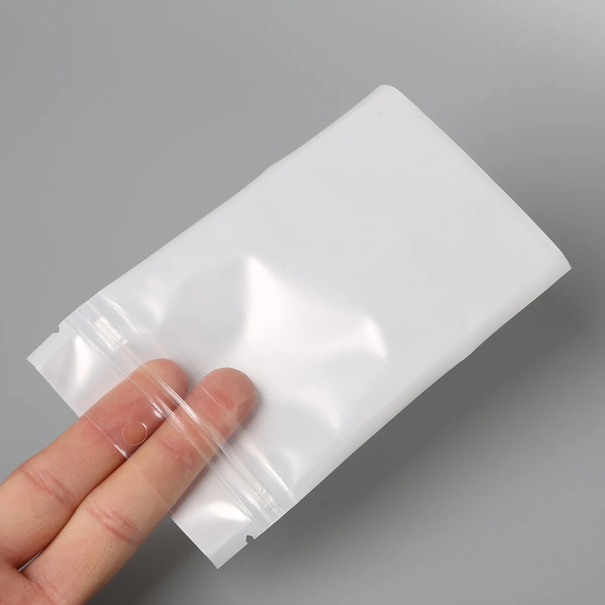 50/100pcs Multi Size Jewelry Zip Lock Bags With Hang Hole Clear White PP Plastic Poly Storage Bag Selfseal Reclosable Food Pouch