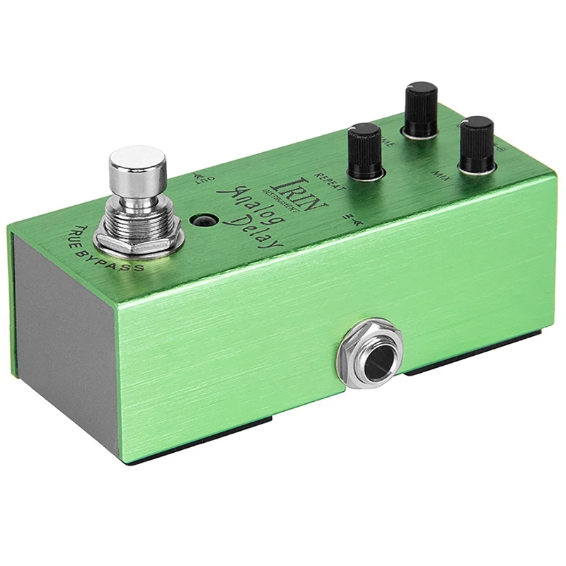 IRIN Guitar Effector Electric Guitar Analog Delay Effector Chorus Professional Single Block Effector 9.2X4.6X4.3Cm