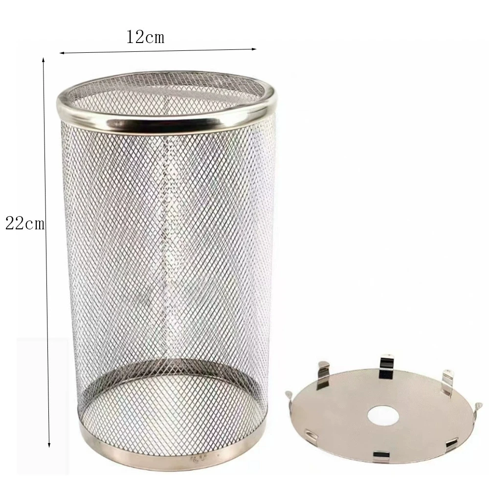 Metal Mesh Hookah Wind Cover with Top Cap & Fixed Clips Charcoal Guard Smoking Accessories Heat Protector for Outdoor & Bar Use view 3