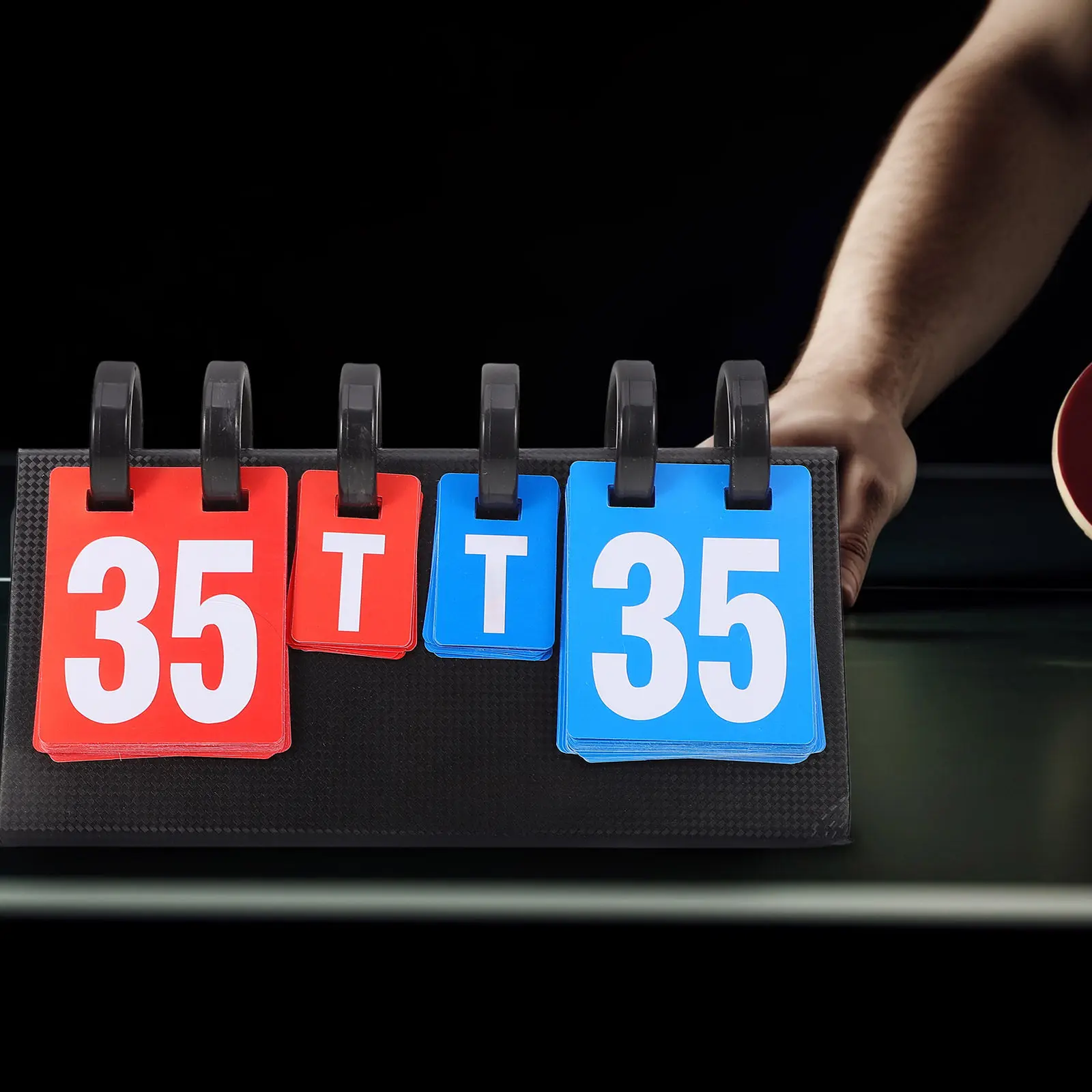 

Портативное табло для баскетбола и настольного тенниса из ПВХ, откидное, для спортивных мероприятий, настольное, уличное, легкое, прочное