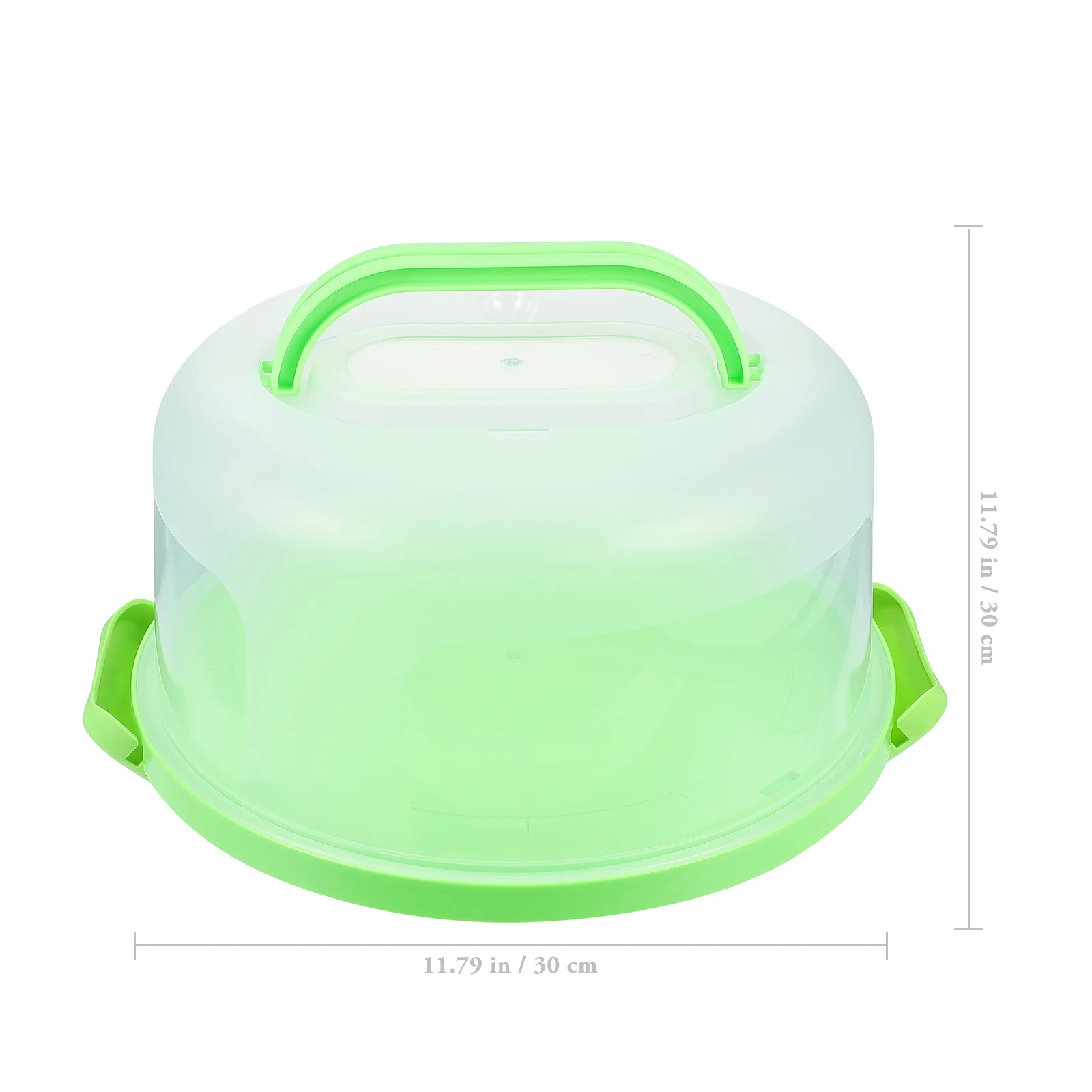 Cake Box Plastic Boxes Food Packing Round Pans Circle Tray Container Mini Dessert Travel Baking with Lids