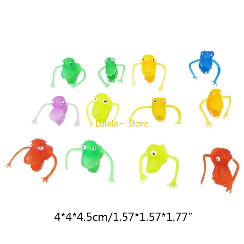 Y4QA 1.5 Finger Puppet Dinosaur Toy for Children Dinosaur com tema Puppet para Doll Party Activity Center Community Game