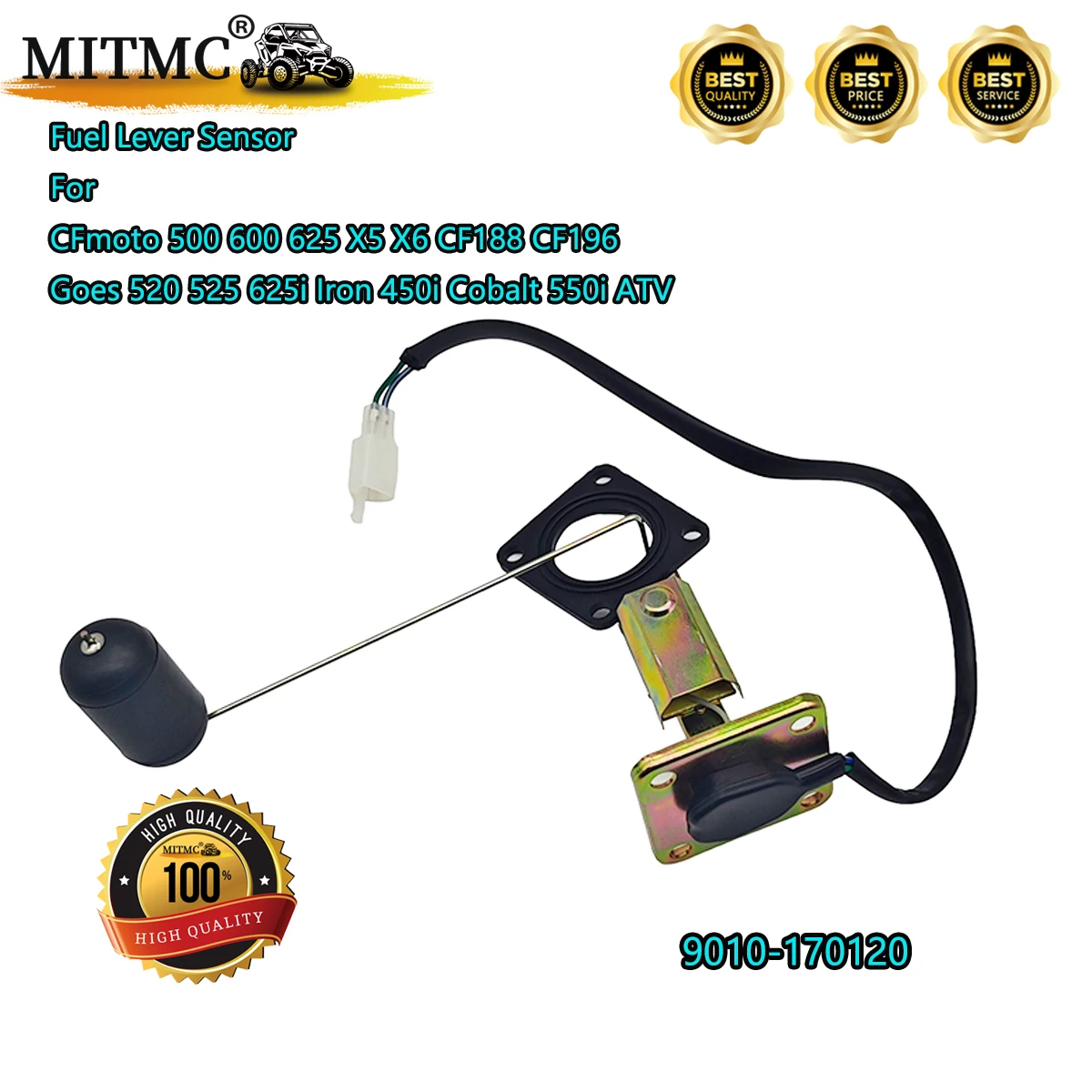 

High Quality Fuel Lever Sensor For CFmoto 500 600 625 X5 X6 CF188 CF196 Goes 520 525 625i Iron 450i Cobalt 550i ATV 9010-170120