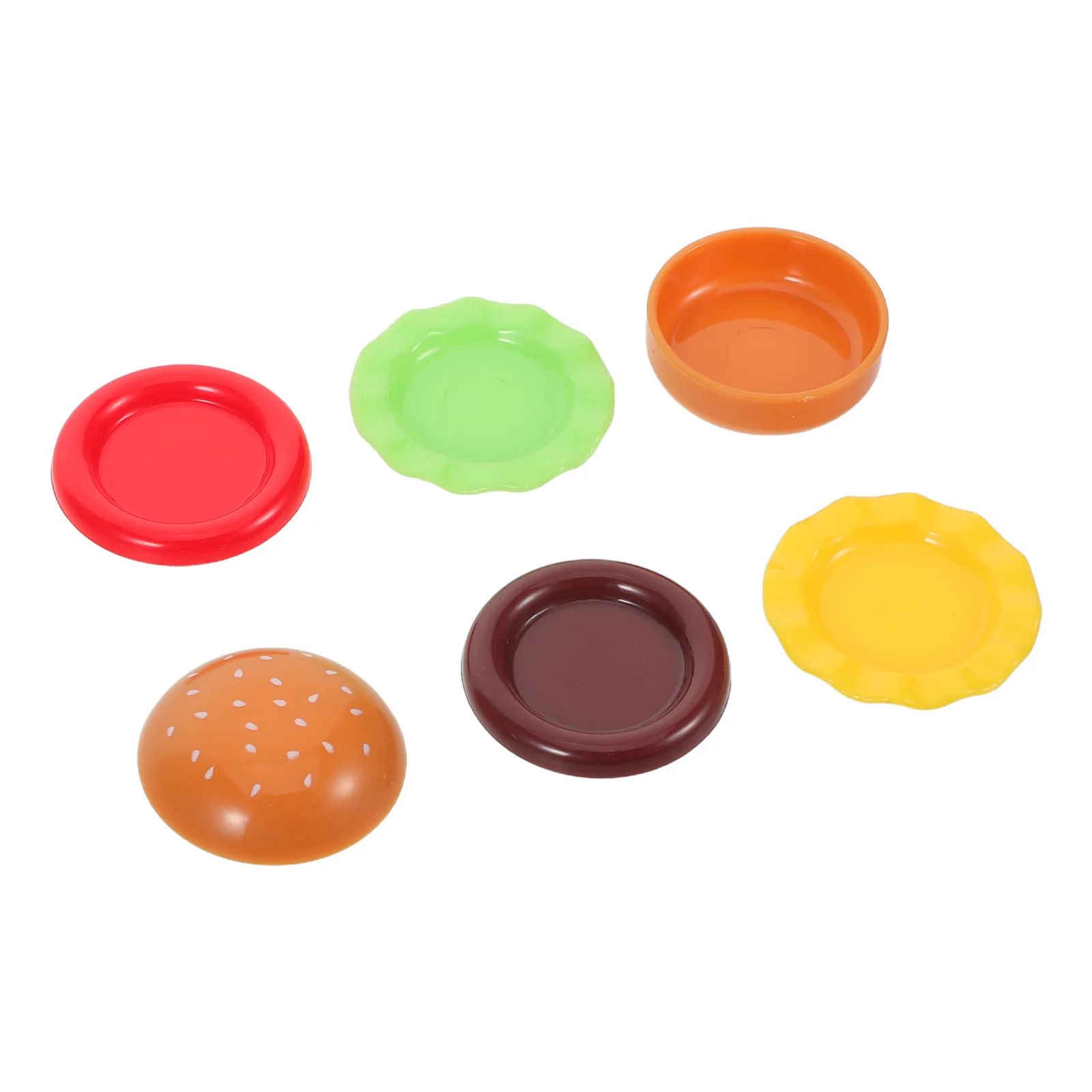 Simulation de nourriture Miniature, Hamburger artificiel réaliste pour maison de poupée, ensemble de jeu de cuisine, faux accessoire de Burger, Mini accessoires en plastique