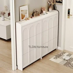 Wood Shoe Cabinets Minimalist Design Storage Bags Shelf European Style Shoe Cabinets White Schuhschrank Living Room Furniture