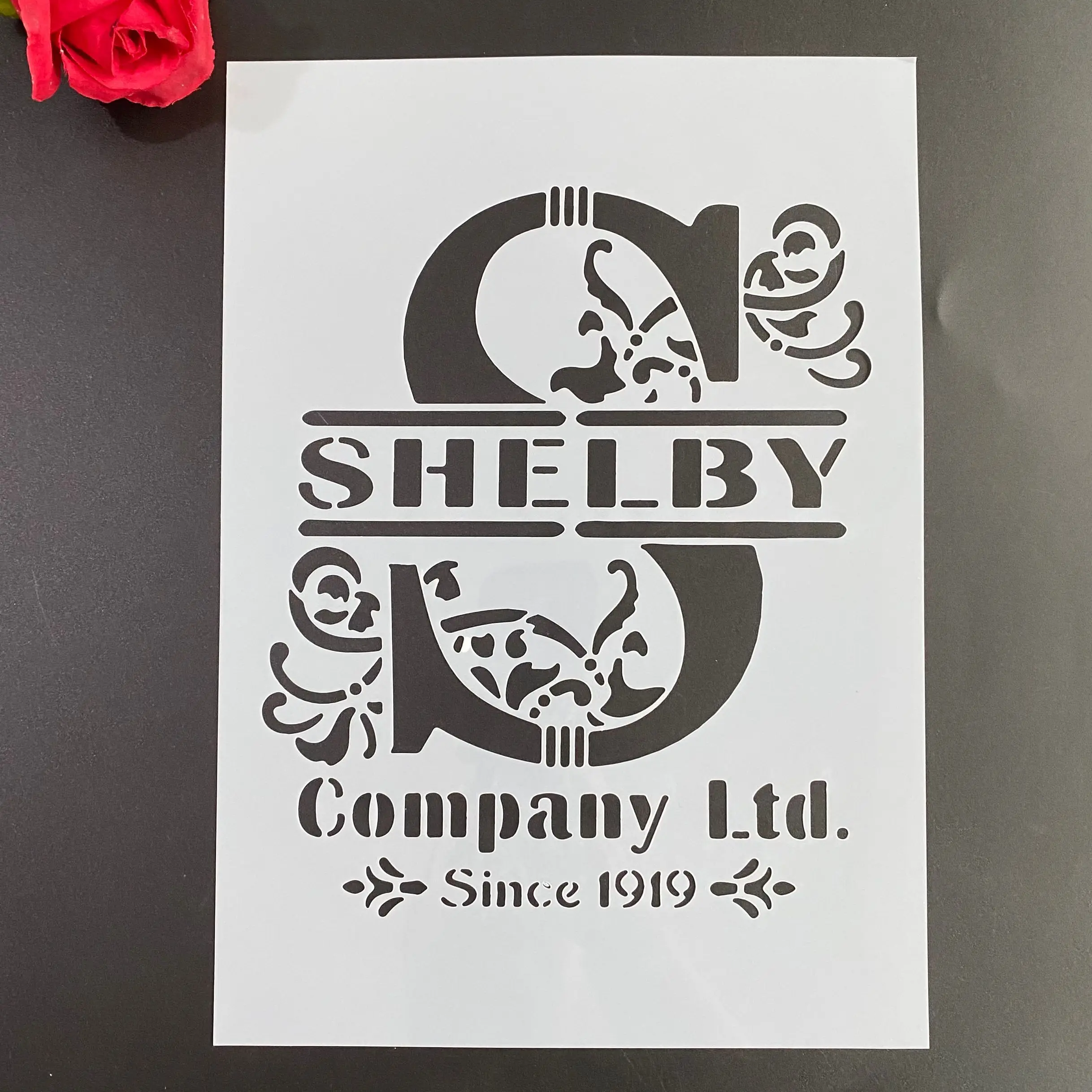 

A4 29 *21cm DIY SHELBY Stencils wall Painting Scrapbook Coloring Embossing Album Decorative Paper Card Template