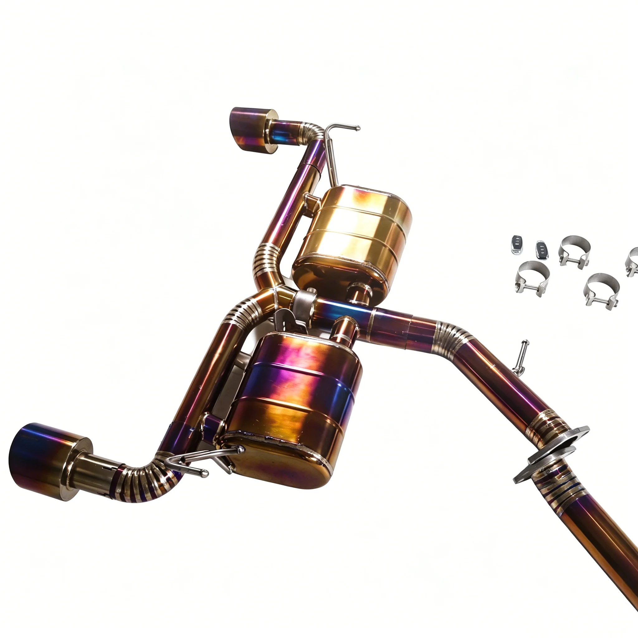For Applicable to the 2017-2025 Hyundai I30 N 2.0T Titanium Alloy High-permance Mid Rear  Exhaust System with Muffler
