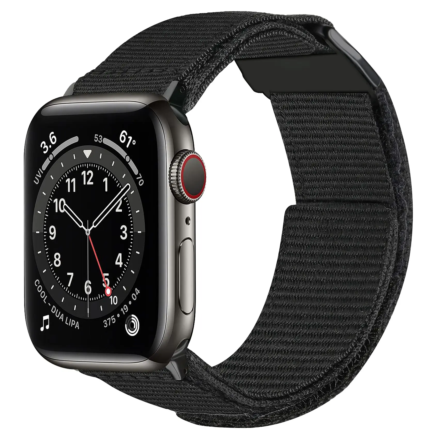 

Nylon Strap For Apple watch band 44mm 40mm 42mm 38mm 41mm 45mm 41 45 smartwatch wristband belt loop bracelet iWatch 3 4 5 se 6 7
