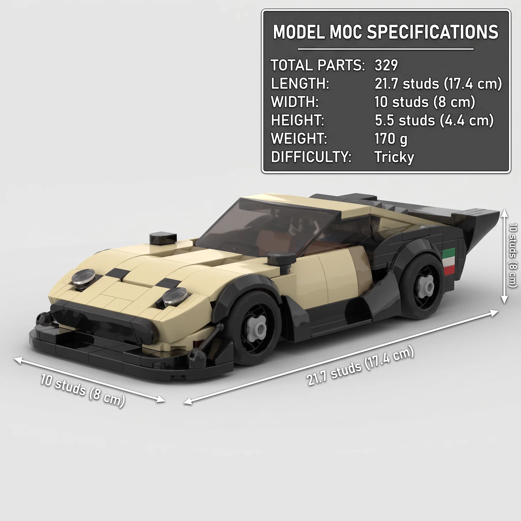PolaDeer 326PCS MOC 1971 Benutzerdefinierte Bausteine, Aufklärungs-Hobby-Montagemodell, Spielzeug-Bausteine, Geschenk für den Freund, Kindergeburtstagsgeschenke – Detail 7