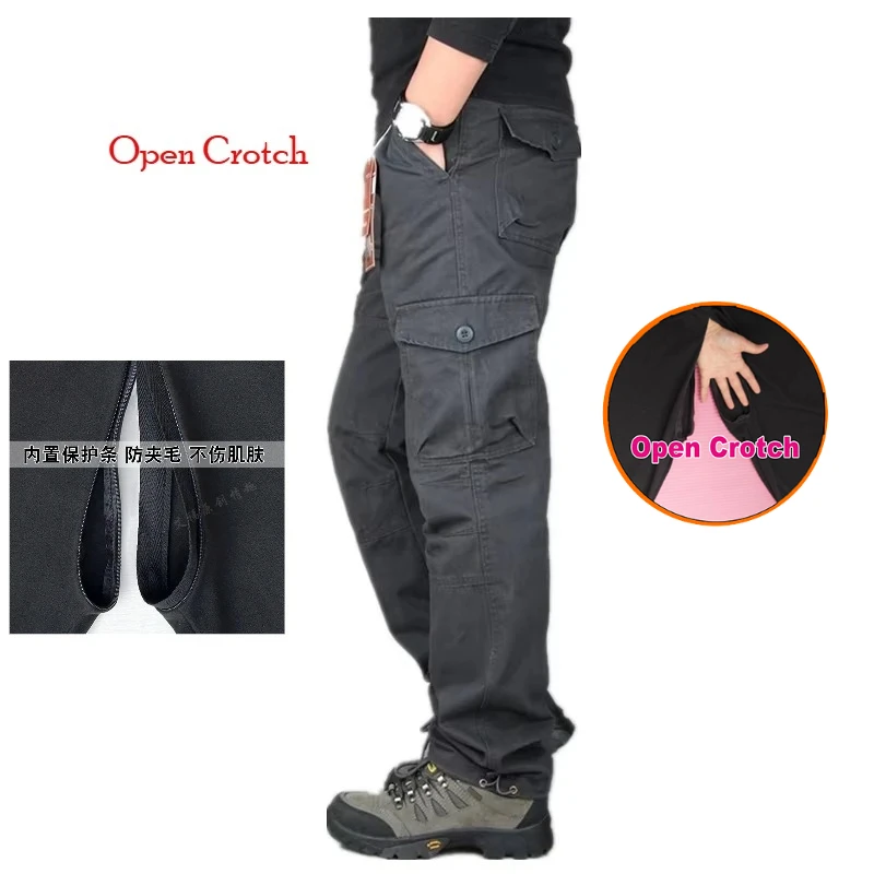 กางเกงเอี๊ยมผู้ชาย ซิปซ่อน สามารถล็อคได้ ใส่สบาย เหมาะกับกิจกรรมกลางแจ้ง มีหลายกระเป๋า ใช้งานได้หลากหลาย
