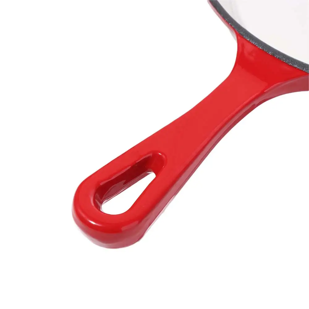 

Универсальная круглая сковорода-гриль из эмалированного чугуна с антипригарным покрытием для индукционных плит, винтажная, для омлетов