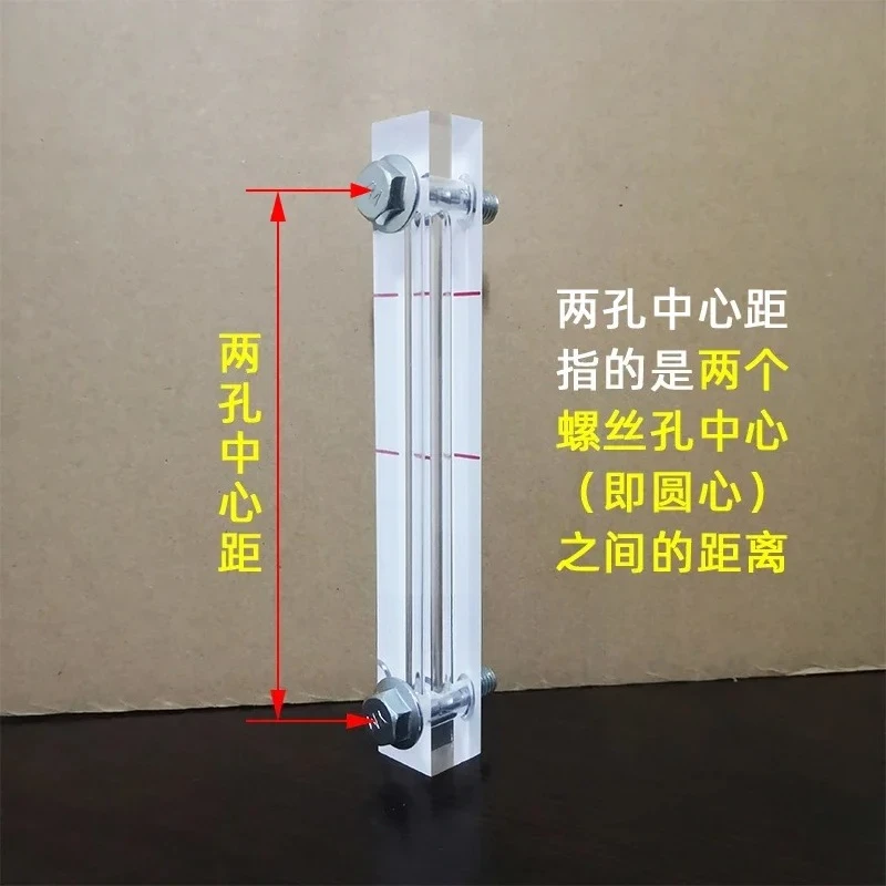 Screw Air Compressor Universal Oil Level Gauge Oil Viewing Mirror Center Distance 2 hole 50/60/90/100/120/140mm Oil Level Mirror