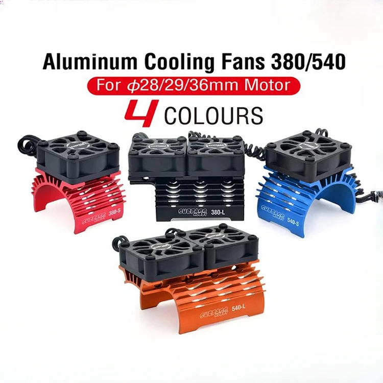 SURPASS HOBBY RC Motor Fan Cooling Heatsink for 380 390 540 550 Brushless Motor 28/29/36mm