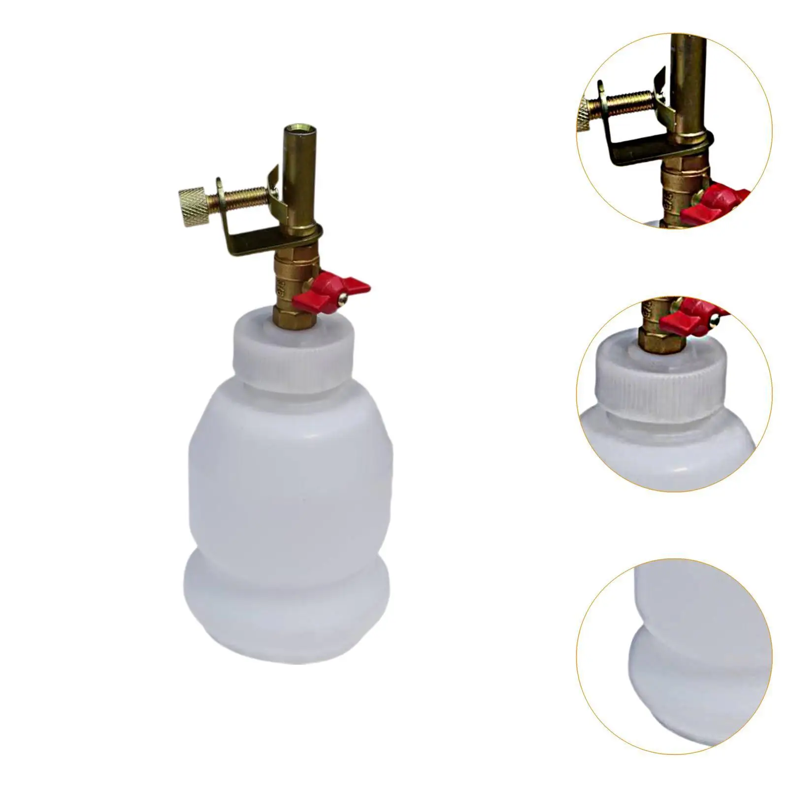 1L Brake Fluid Bottle Sturdy Multiuse Master Cylinder Brake Fluid Refilling Bottle for Vehicles Auto Heavy Motorcycles Cars