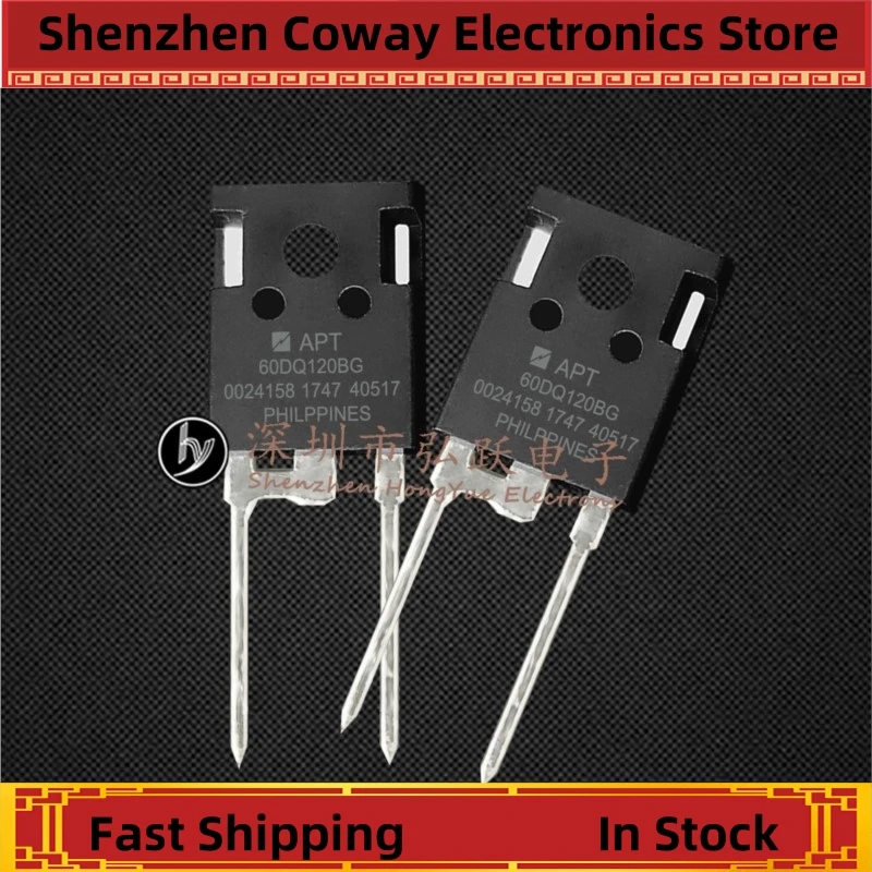 10PCS-30PCS  APT60DQ120BG TO-247  1200V 60A   In Stock Fast Shipping