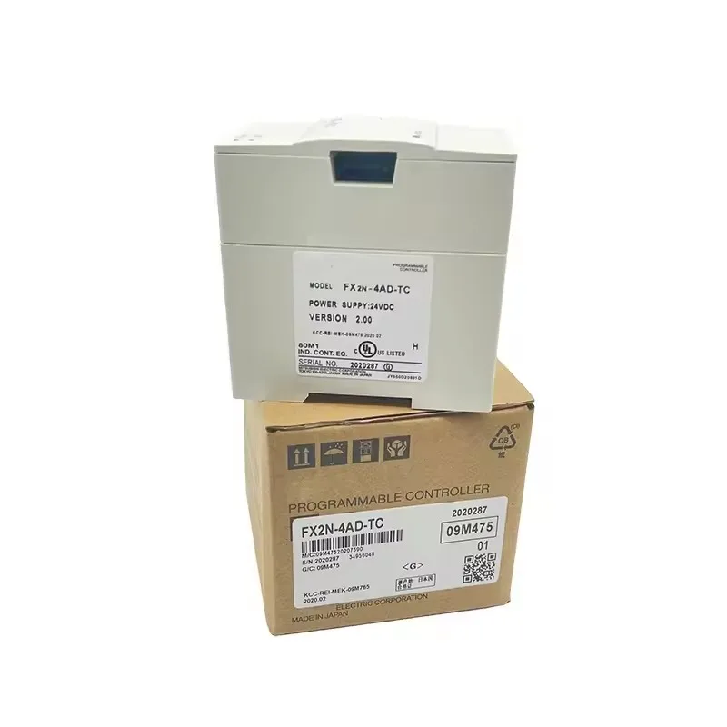 Módulo de entrada analógica PLC FX2N-2AD FX2N-2DA FX2N-4AD FX2N-4DA FX2N-4AD-PT FX2N-1PG-E FX0N-3A FX2N-4AD-TC Módulo PLC