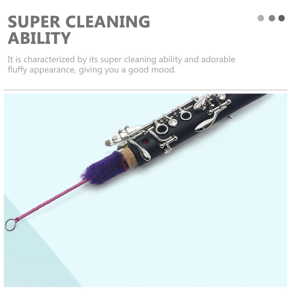 

Flat Maintenance Cleaning Kit Cleaner Tool Swab Brush Clarinet Swab Cleaner Kit Clarinet Cleaning Tool Accessory
