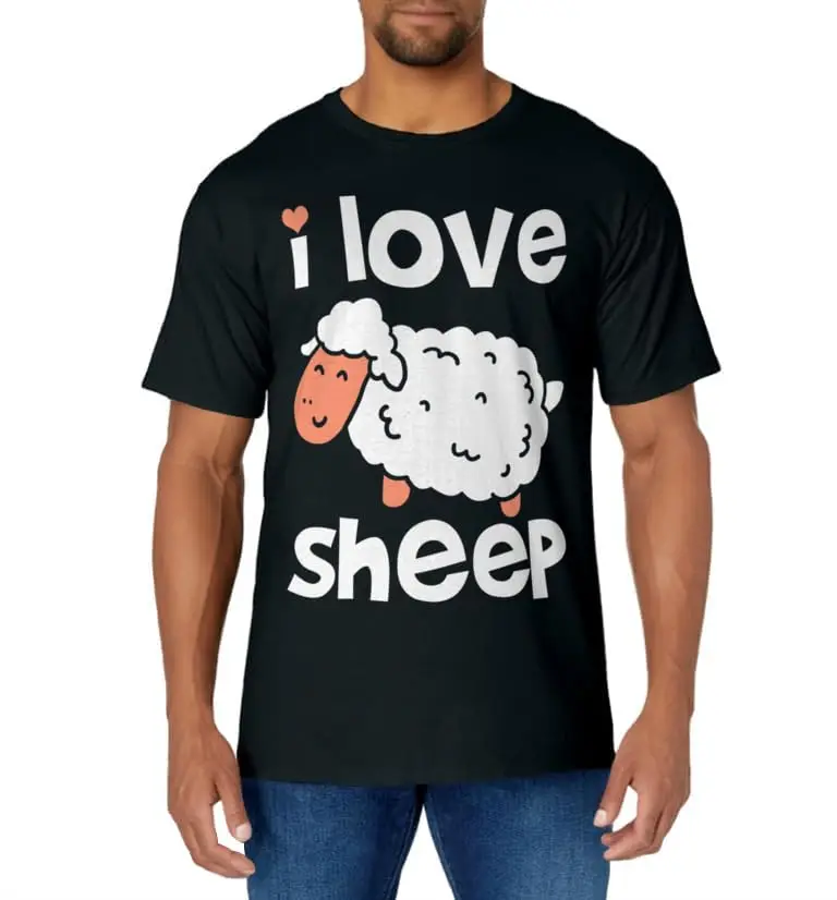 Sheep Farmer Animal Classic Logo T Shirt and Stickers, Unisex Adult T Shirt Collection