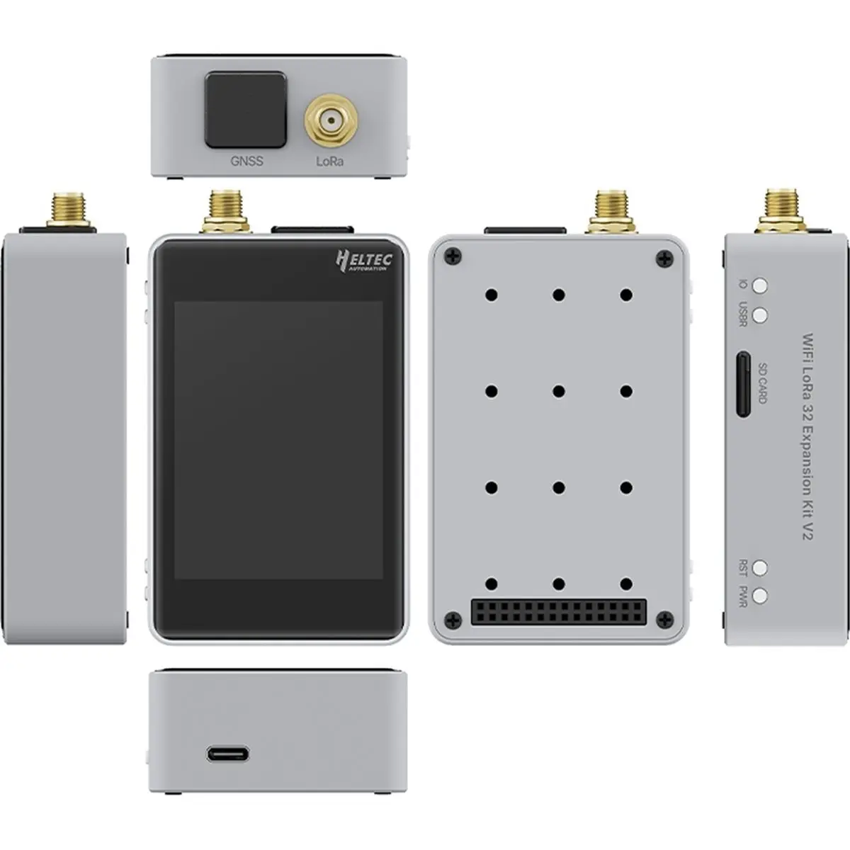 Heltec WiFi LoRa 32 Expansion Kit V2 WiFi LoRa 32 V4-R8 ESP32S3 + SX1262 28dBm Dev-Board with GNSS Sensor Touch Screen