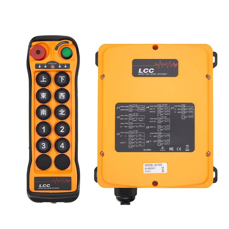 Imagem -03 - Lcc Guindaste Hidráulico Controle Remoto sem Fio à Prova Dágua para Rádio 433mhz ou 315mhz Suporte à Personalização Q1000 Q1010