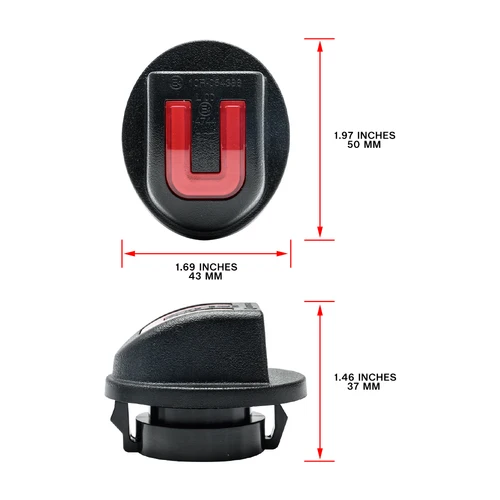 Imagen 2 del producto Conjunto de lámpara de etiqueta de luz de matrícula OLed para Ford F150, F250, F350, Super Duty Ranger, Pickup Explorer, Bronco Excursion Expedition, 2 uds.
