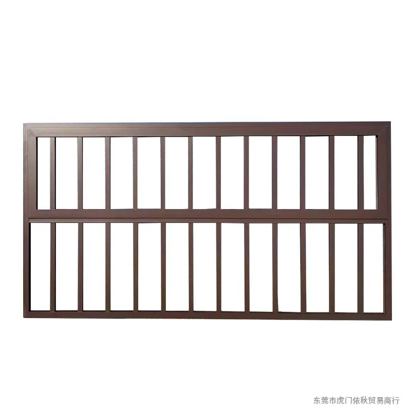 Multifunctional fence balcony folding clothes rack window indoor self-assembled security window railing