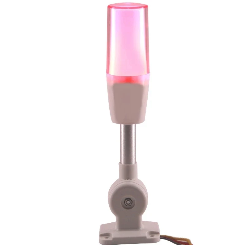 Steady Tricolor Folding 24V Led Warning Lamp Alarm Led Signal Tower Caution Light For CNC Machines Indicator Fault Safety Light