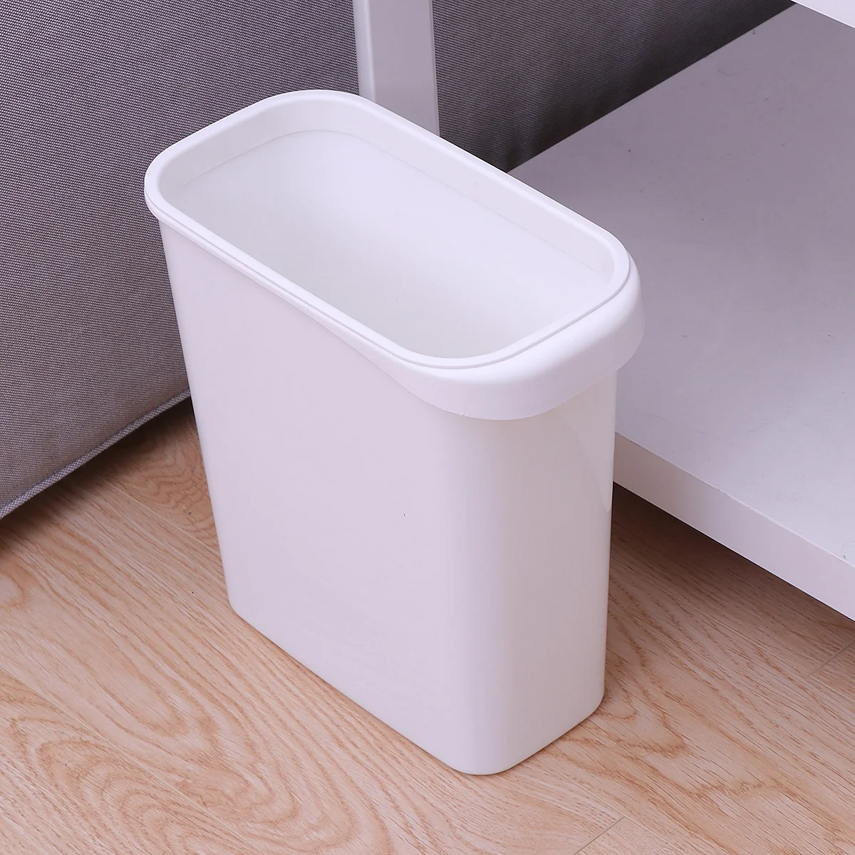 

Rectangular Desktop Trash Can Mini Nordic Style Garbage Bin for Kitchen Bathroom Living Room Waste Container