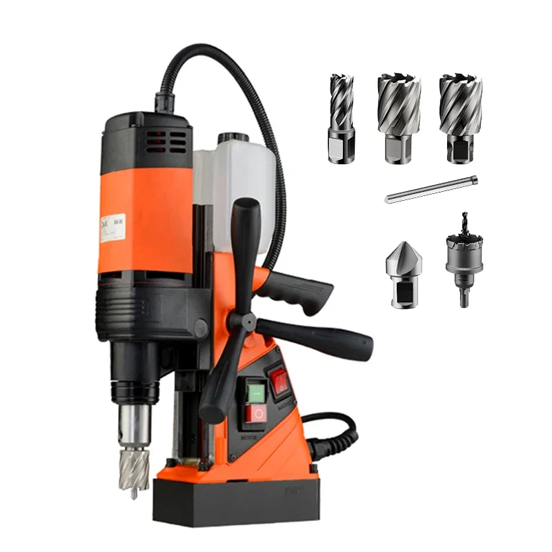 

Portable Mini Industrial Magnetic Drill Press Single-Speed Industrial Magnetic Drill Machine with Brush Motor OEM Customizable