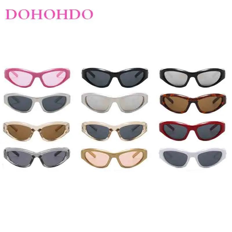 

Y2K Punk Women Sunglasses Trendy Luxury Designer Futuristic Sunglasses Men Outdoor Sports Cycling Windproof Goggles Unisex UV400