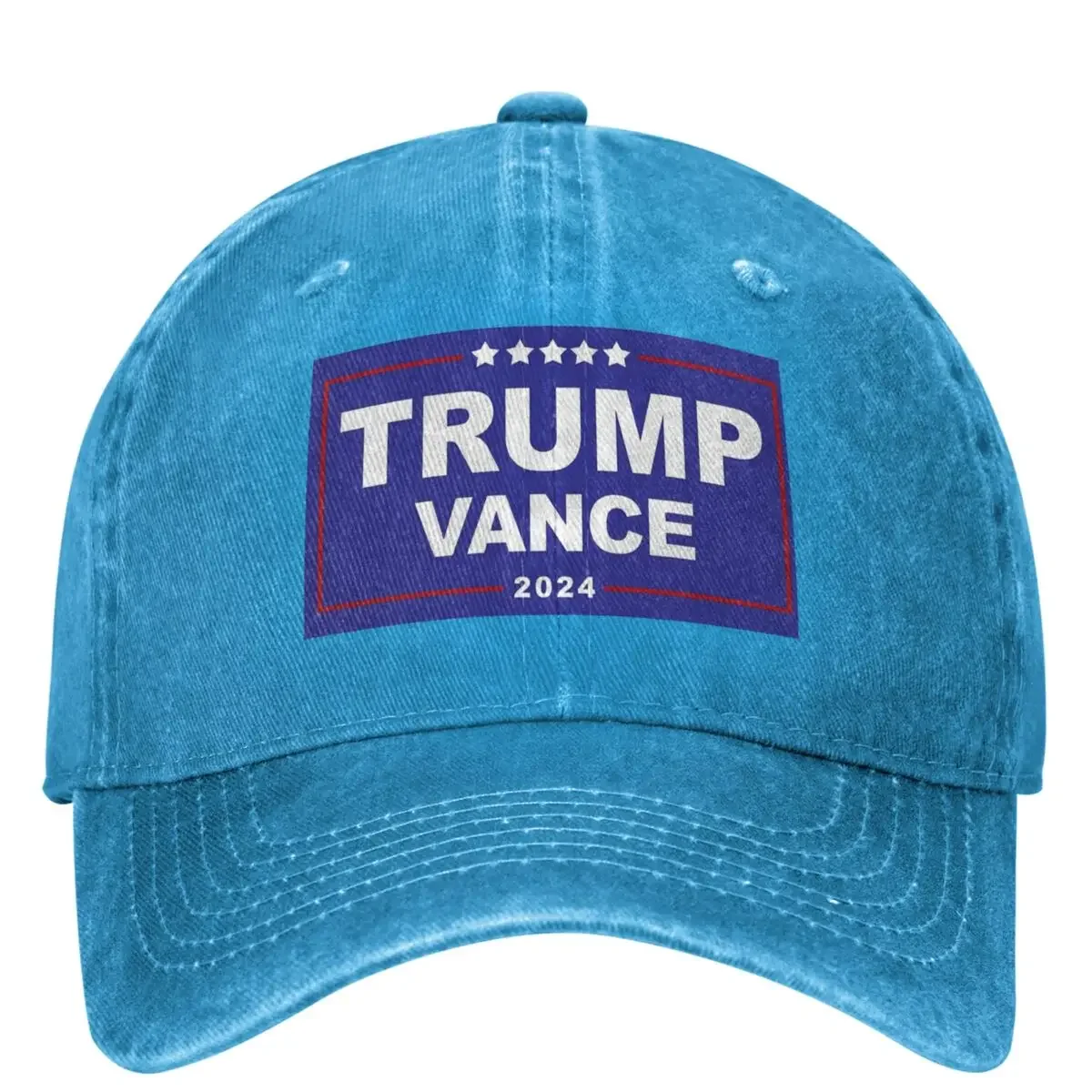 Trump Vance 2024 Campaign Logo Baseball Cap Vintage Unisex Teens Trucker Hat Sunshade Hiking Fishing Baseball Caps Birthday Gift