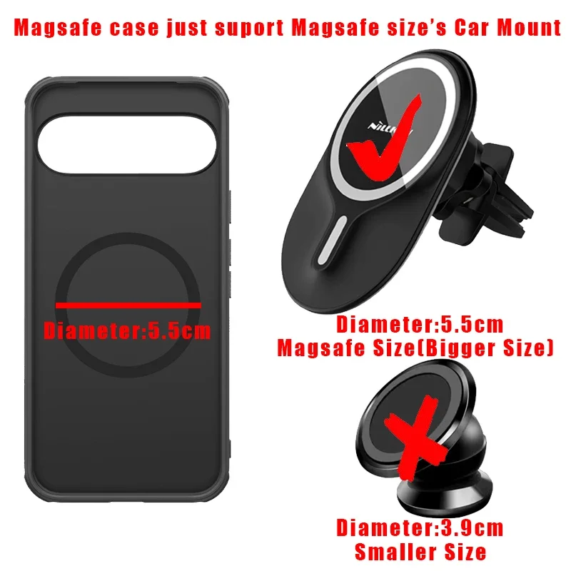 NILLKIN for Samsung Galaxy S25 Ultra 5G Case Magsafe CarboProp Magnetic Adapt Lens 360 Camera Protection Back Cover