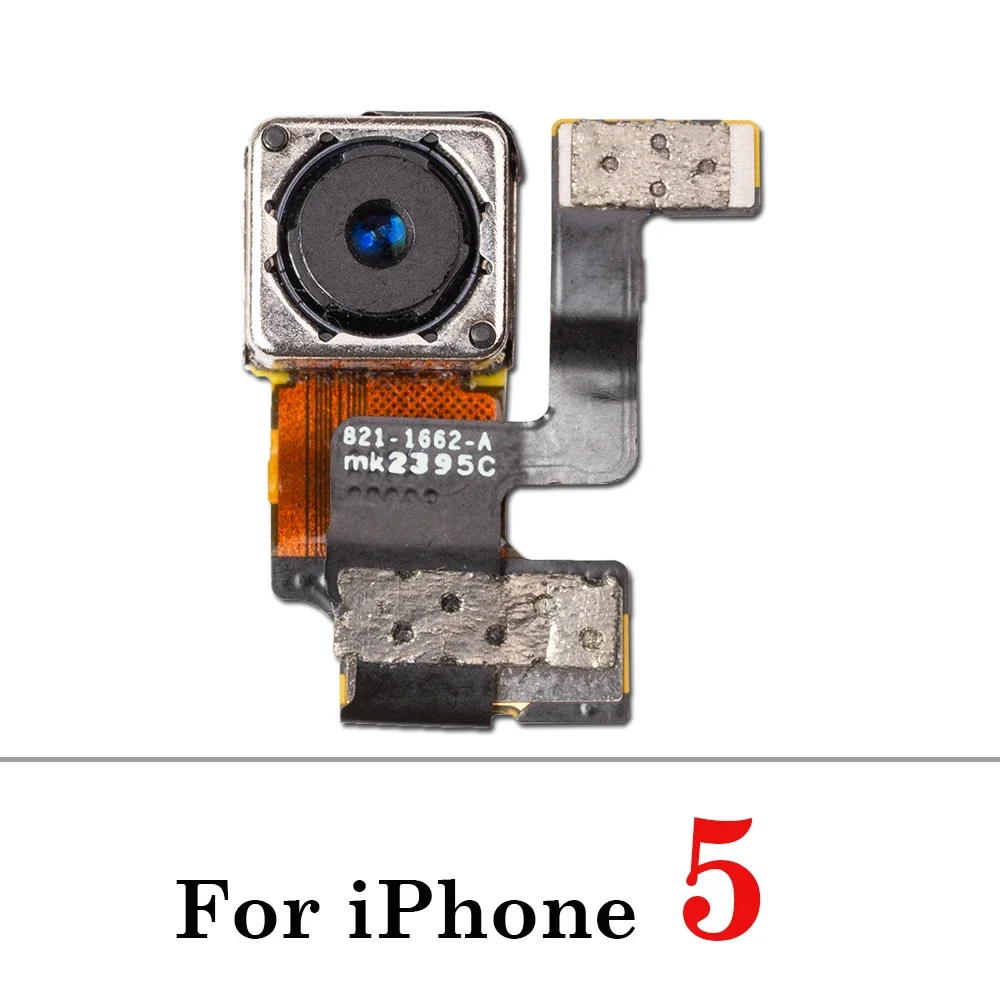 1Pcs Tested Well Back Rear Camera With Flash Module Sensor Flex Cable For iPhone 5 5S 5C SE 6 6s 7 8 PLUS Back Camera