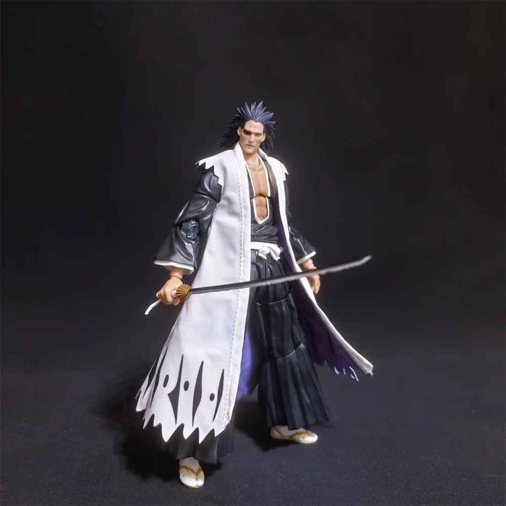 Handgefertigter 1/12 Japanischer Anime Klassischer Charakter Weißer Federwebstoff-Umhang Zubehör für SHF Actionfiguren Körpermodell – Detail 20