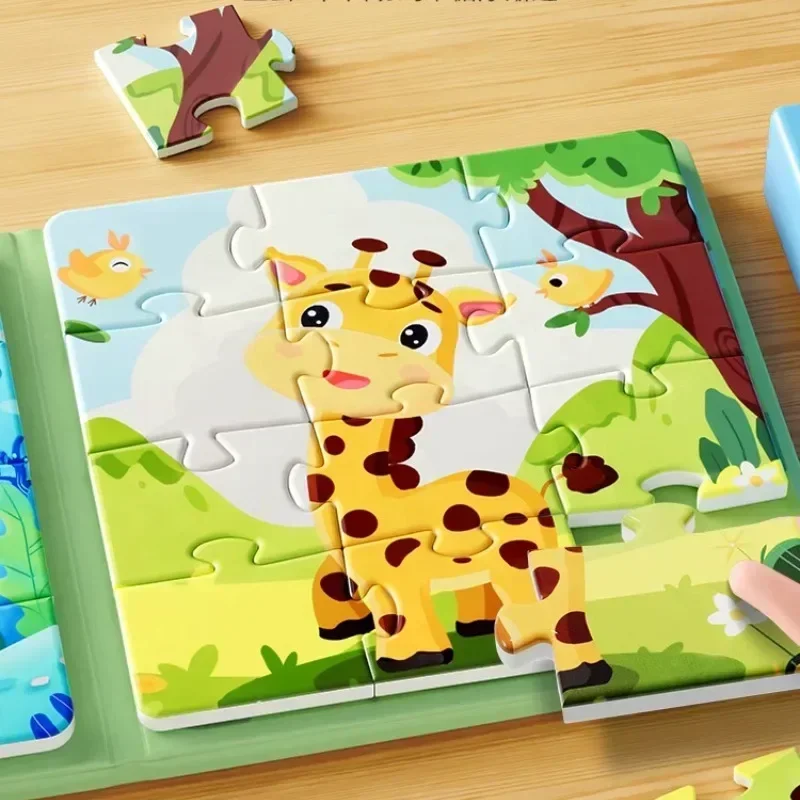 

Children's Magnetic Puzzle 3-6 Year Old Baby Magnetic Educational Toys Children's Montessori Baby DIY Early Education Toys