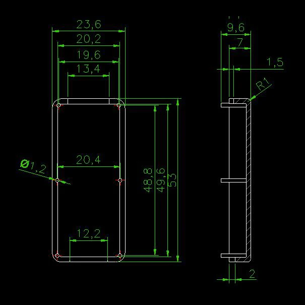 Usb Stick Plastic Box Electronics Enclosure Usb Flash Drive Housing Plastic Junction Box