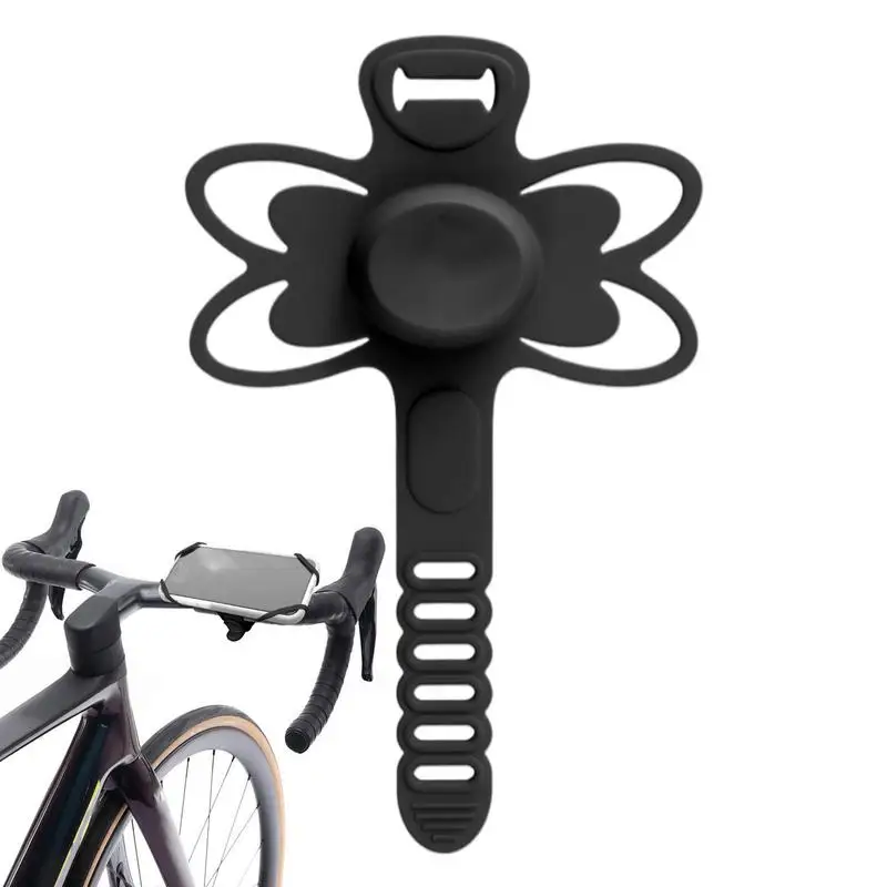 

Silicone Dragonfly Shape Phone Holder Smartphone Security Strap Bands Navigation Grip Replacement For Scooters Bicycles